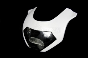 Aprilia RSV Tuono 2003-2005 -Oberteil strada - klein Mask mit Lampentrager - Vorschau mit Original Scheinwerfer