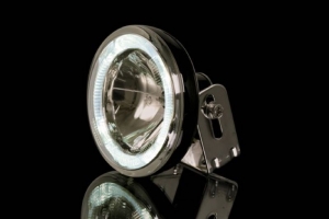 Scheinwerfer Scheinwerfer 4 Zoll - Cafe Racer 100mm - Abblendlicht + LED Standlicht