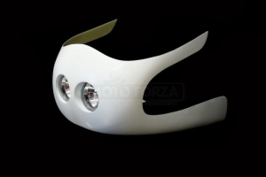 Half fairing with projector holders - cafer racer - preview with projector