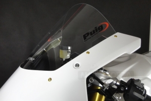 21311W - Plexi PUIG - racing Double Bubble - krátké SBK - BMW S1000RR 2012-2014 (15-18 Motoforza SBK)