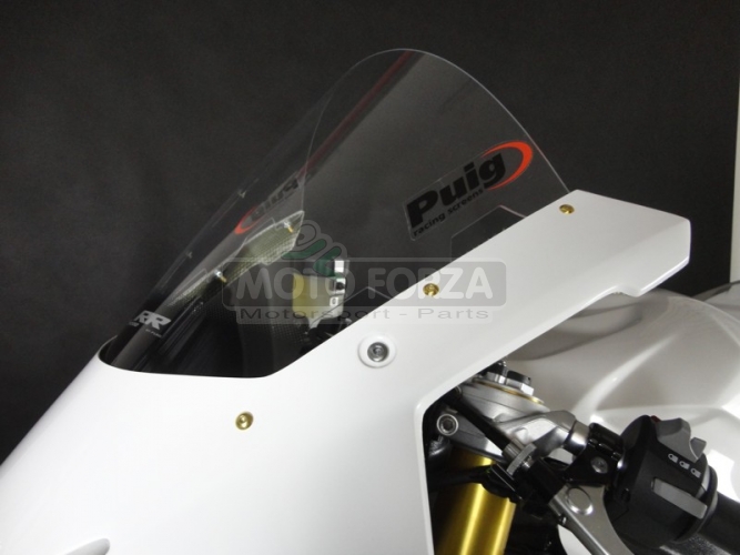 21311W - Plexi PUIG - racing Double Bubble - krátké SBK - BMW S1000RR 2012-2014 (15-18 Motoforza SBK)