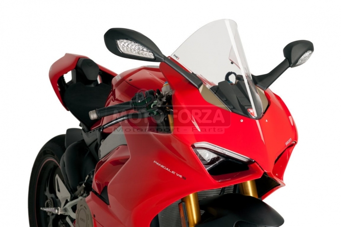 3759 - Plexi PUIG - racing Double Bubble - Ducati V4,R,S, SP2 - 2019-2023