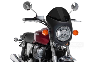 UNI Verkleidung RETRO SEMI HALB VERKLEIDUNG - SATZ - Honda CB 1100 dunkel Scheibe