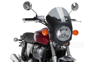 UNI Verkleidung RETRO SEMI HALB VERKLEIDUNG - SATZ - Honda CB 1100  leichter dunkel Scheibe