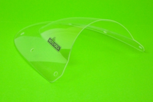 Moto 2 ICP Caretta 2010-2012 Plexiglass racing double bubble fur Oberteil racing -Gross Version 1, Klar- Fertig