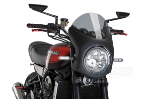 UNI Verkleidung RETRO SEMI HALB VERKLEIDUNG - SATZ - Kawasaki Z900RS 2018-2020 - leichter dunkel Scheibe