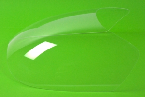 Plexiglass für Halbverkleidung UNI 350-1000cc / BMW R80,90,100 - Schnitt - Klar
