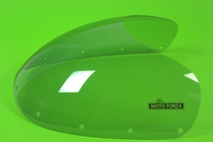 Plexiglass für Halbverkleidung UNI 125-250cc Motoforza - Fertig - Leichter dunkel