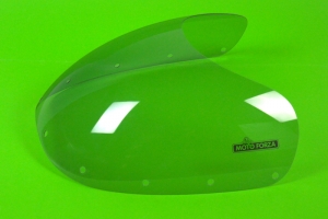 Plexiglass für Halbverkleidung UNI 125-250cc Motoforza - Fertig - Leichter dunkel
