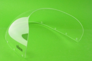 Plexiglass Scheibe für Verkleidung Motoforza UNI 50-350cc - Fertig - klar