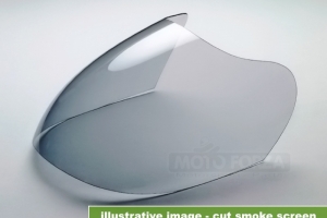Plexiglass  Motoforza - illustrative Foto - Ausschnitten Scheibe - leichter dunkel