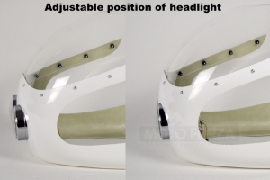 SET - Halbeverkleidung Bol d or - adjustable position of headlight