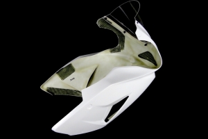 Plexiglass Honda NSF100 - Double bubble fur Motoforza Oberteil