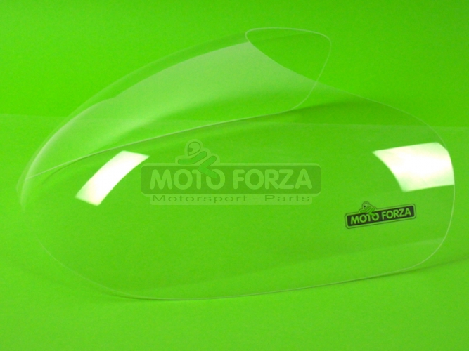 Plexiglass für Halbverkleidung UNI 125-250cc Motoforza - schnitt - Klar