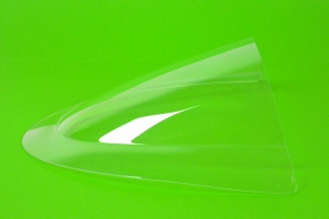 Moto 2 Suter MMX 2010 Plexiglass racing double bubble fur Oberteil racing - Klar - Schnitt