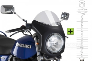UNI Verkleidung RETRO SEMI HALB VERKLEIDUNG - SATZ - Suzuki GSX 750  