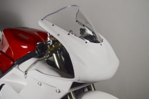 Ducati 748-916 996 998 Screen - Scheibe - Racing (double bubble) -Vorschau Klar - auf Motorrad Ducati 998