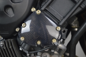 Zündungsdeckel FZ1,FZ8,Fazer  Carbon-kevlar - auf Motorrad