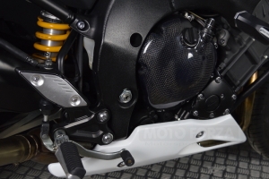 Clutch cover Carbon-Kevlar on FZ8