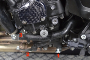 Mounting Kit Yamaha Fazer 8 / FZ8 2010-2014 - left side preview
