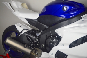 Yamaha YZF R6 2017- Höcker Moosgummi SSP Design, GFK - Vorschau auf Motorrad